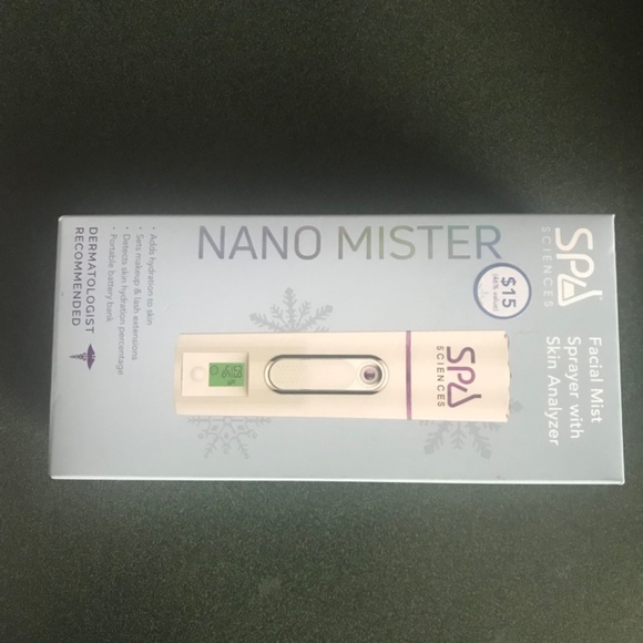 Spa Sciences Nano Mister Facial Mist Sprayer with Skin Analyzer NIB - Picture 15 of 16